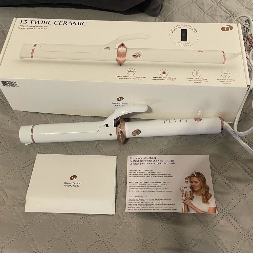 BRAND NEW T3 Twirl Ceramic curling iron 1.25 “